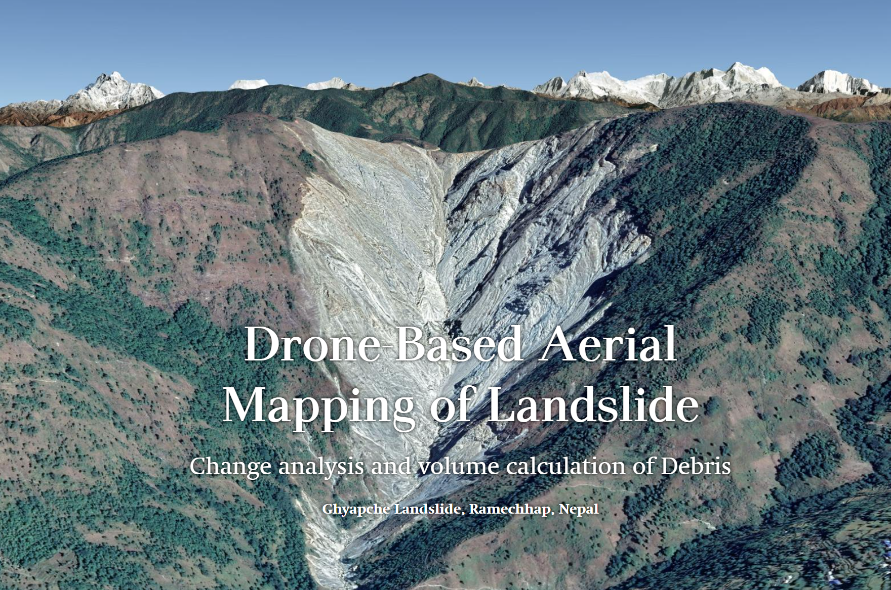 Drone-Based Aerial Mapping of Landslide